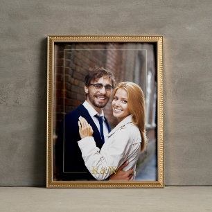 Modern geprogrammeerd monogram folie afdrukken