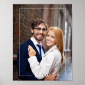 Modern geprogrammeerd monogram poster (Voorkant)