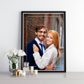 Modern geprogrammeerd monogram poster