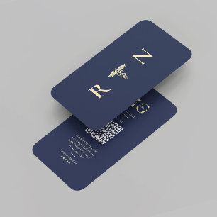 Modern Geregistreerd Verpleegster RN Monogram Donk Visitekaartje