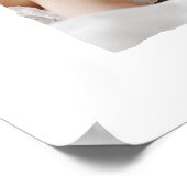 Modern gescheurd rand multi foto gepersonaliseerd poster (Hoek)