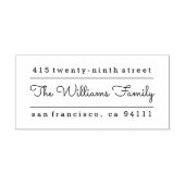 Modern Gesplitst Adres zelf-Inkt Adres van de Teru Zelfinktende Stempel (Design)