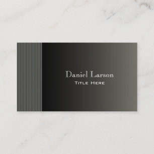 Modern gestript Visitekaartje