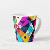 Modern gevoel latte mok (Rechterhoek)