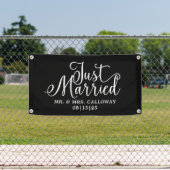 Modern gewoon gehuwde autobanner spandoek (Insitu)