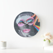 modern gezicht grote klok (Huis)