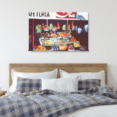 Modern gezicht op een tijdloze handel, Jericho, Is Canvas Afdruk (Insitu (Slaapkamer))