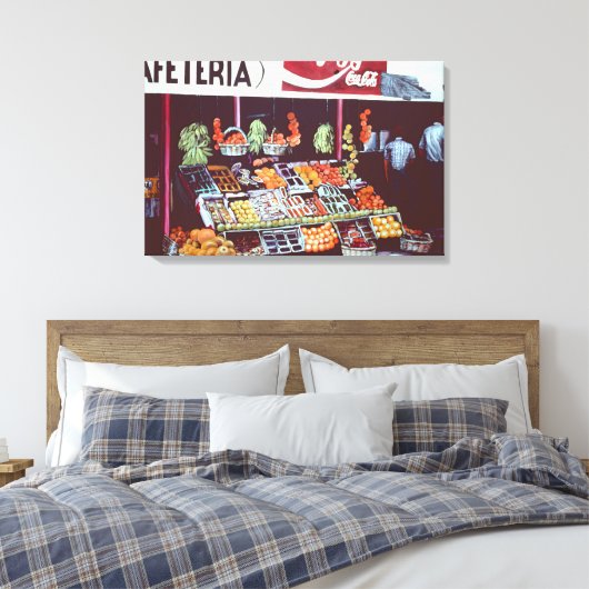 Modern gezicht op een tijdloze handel, Jericho, Is Canvas Afdruk (Insitu (Slaapkamer))