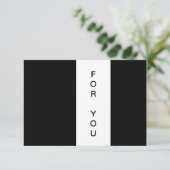 Modern Gift Certificate Flat Card (Staand voorkant)