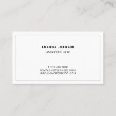 Modern Ginkgo Leaf Visitekaartje (Achterkant)