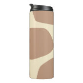 Modern girakepatroon thermosbeker (Geroteerd rechts)