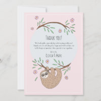 Modern Girls Slapend Baby shower