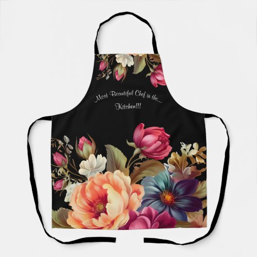 Modern Girly Bloemen All Over Print Schort (Voorkant)