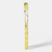 Modern Girly Chic Floral Dot Pattern Personalized Case-Mate iPhone Case (Achterkant / Links)