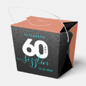 Modern Girly Copper 70 en Sassy Bedankdoosjes (Achterkant)