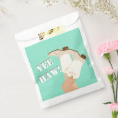 Modern Girly Cowgirl Boots Legs Stars Yeehaw Mint Bedankzakje (Gezegeld)