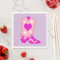 Modern Girly Cowgirl Westerne Boot Lavender Lila