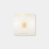 Modern Girly Faux Gold Confetti, Lotus Post-it® Notes (Voorkant)