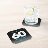Modern Girly Ice Blue 60 en Sizzling Kartonnen Onderzetters (Insitu)