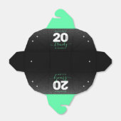 Modern Girly Mint Green 20 en Trendy Bedankdoosjes (Uitgevouwen)