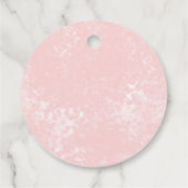 Modern Girly Pink Boho Rainbow Birthday Dank je Bedankjes Labels (Achterkant)