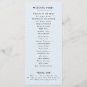 Modern Glacial Blue & Warped Grid Programma (Achterkant)