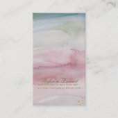 Modern Glam Dreamweaver Waterverf Gold Refer een v Aanbevelingskaartje (Voorkant)