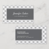 Modern Glamour Patroon voor Designer / Boutique /  Visitekaartje (Voorkant / Achterkant)