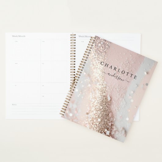 Modern, glitter, elegant planner (Display)