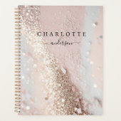 Modern, glitter, elegant planner (Voorkant)