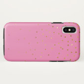 Modern Glitter Goud Roze Case-Mate iPhone Case (Achterkant (horizontaal))