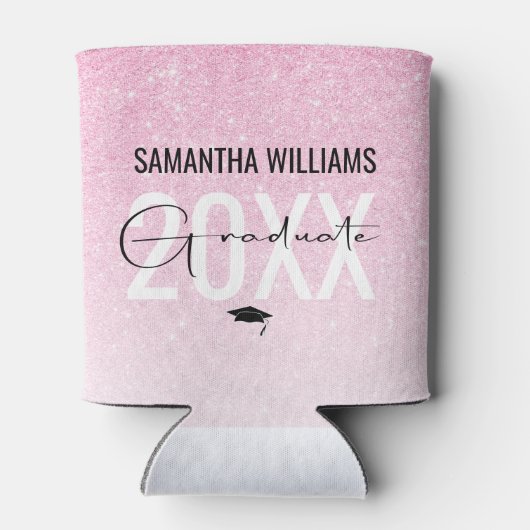 Modern Glitter | Klasse Afstuderen Blikjeskoeler (Achterkant)