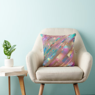 Modern Glitter Opal Holografisch Collectie Kussen