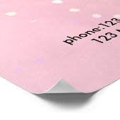 Modern Glitter Pricelist Poster (Hoek)