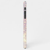 Modern Glitter Spark | Personal Initiaal Girly iP iPhone Hoesje (Linkerkant)