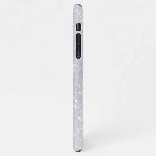 Modern Glitter Spark | Personal Initiaal Girly iP iPhone Hoesje (Linkerkant)