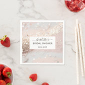 Modern Glitter Vrijgezellenfeest Servet (Insitu)