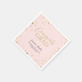 Modern Glitz Persoonlijk Afstuderen Servetten (Hoek)