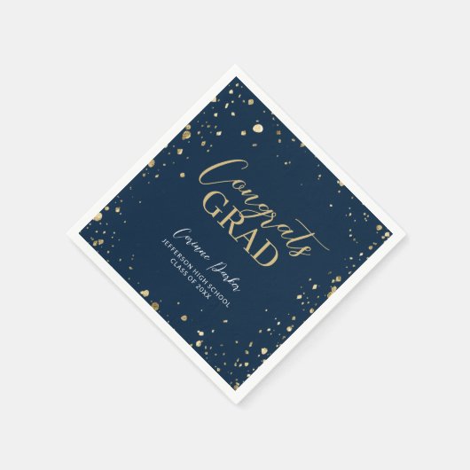 Modern Glitz Persoonlijk Afstuderen Servetten (Hoek)