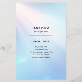 Modern Glow Salon Flyer (Achterkant)