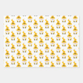 Modern Gnome Pattern set Candy Cane Heart Fun Wrap Inpakpapier Vel (Voorkant 2)