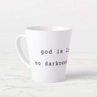 Modern God is Light Latte Mug Mok