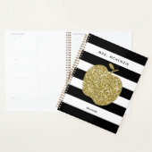 Modern Gold Apple leraar terug naar school Planner (Display)