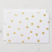 Modern Gold "Bedankt dat je mijn bruidsmeisje bent Bedankkaart (Achterkant)