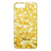 Modern Gold Bokeh Apple iPhone 8Plus/7Plus Hoesje (Achterkant)