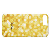 Modern Gold Bokeh Apple iPhone 8Plus/7Plus Hoesje (Achterkant (Horizontaal))