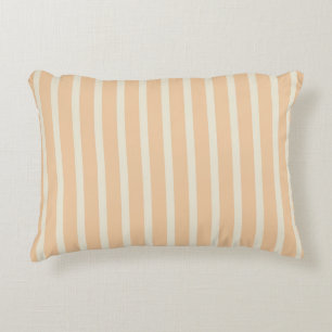 Modern Gold en Cream Striped Accent Pillow Kussen