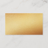Modern Gold Foil Script Weddenschap Hartelijk dank Informatiekaartje (Achterkant)