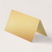 Modern Gold Foil script wijzigt de datumkaart Visitekaartjes (Achterkant)