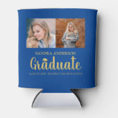 Modern Gold Font | Fotocollage-Afstuderen Blikjeskoeler (Voorkant)